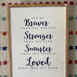 winnie the pooh quote wooden sign
